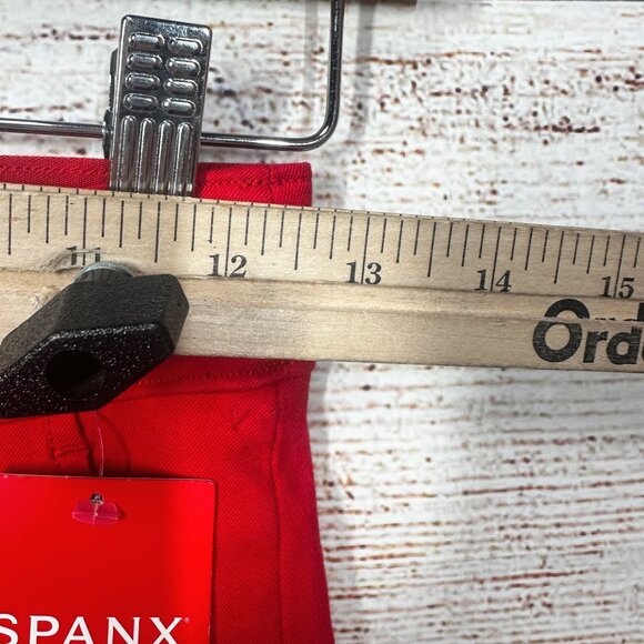 Spanx Crop Pants Womens Size XS True Red Pull On Polished Kick Flare 20367R NWT - Picture 6 of 13